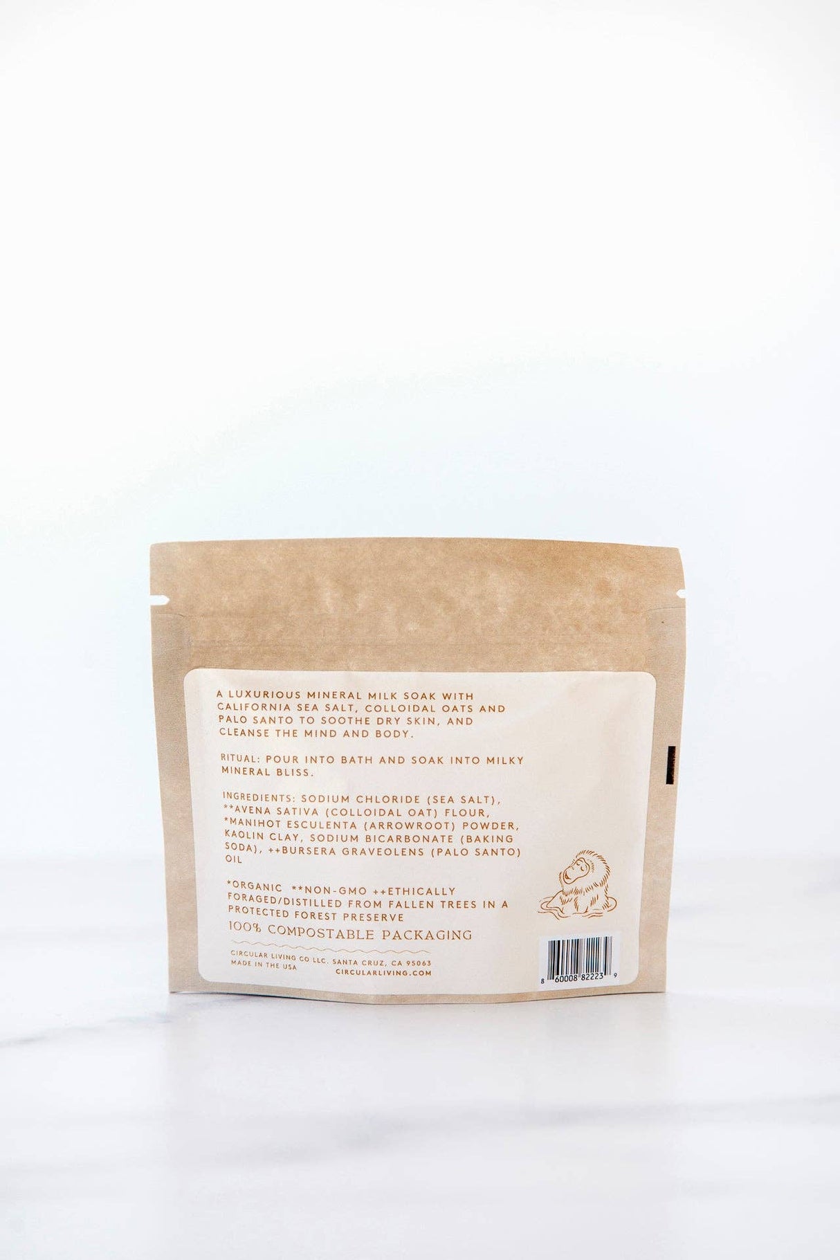 Mineral Milk Soak Sachet, Palo Santo