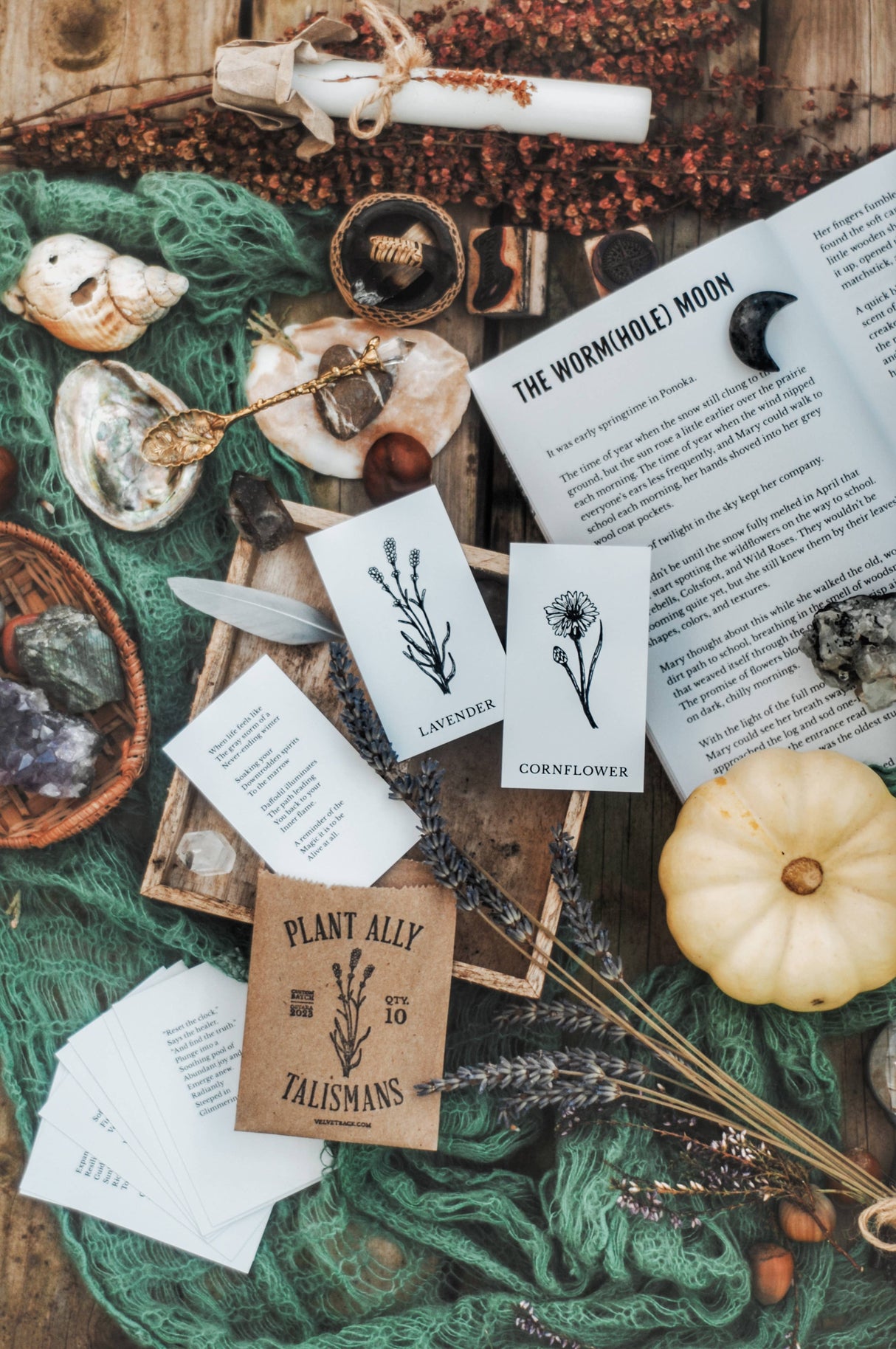 Magic Flowers Book and Bookmark