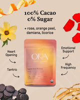 Tantric Rose Blossom Enhanced Cacao - Organic - Ceremonial [Pre-Order]
