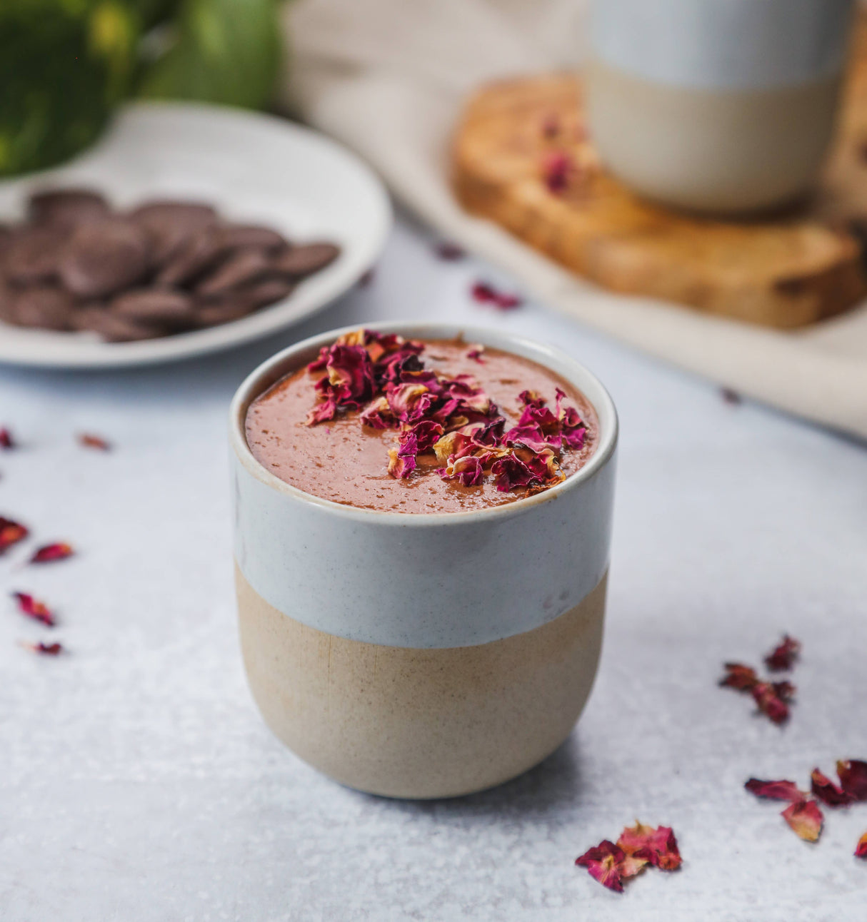 Cacao Mejorado con Flor de Rosa Tántrica - Orgánico - Ceremonial